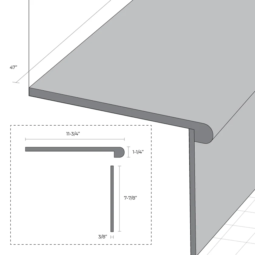 Arista Stair Tread and Riser - Image 2