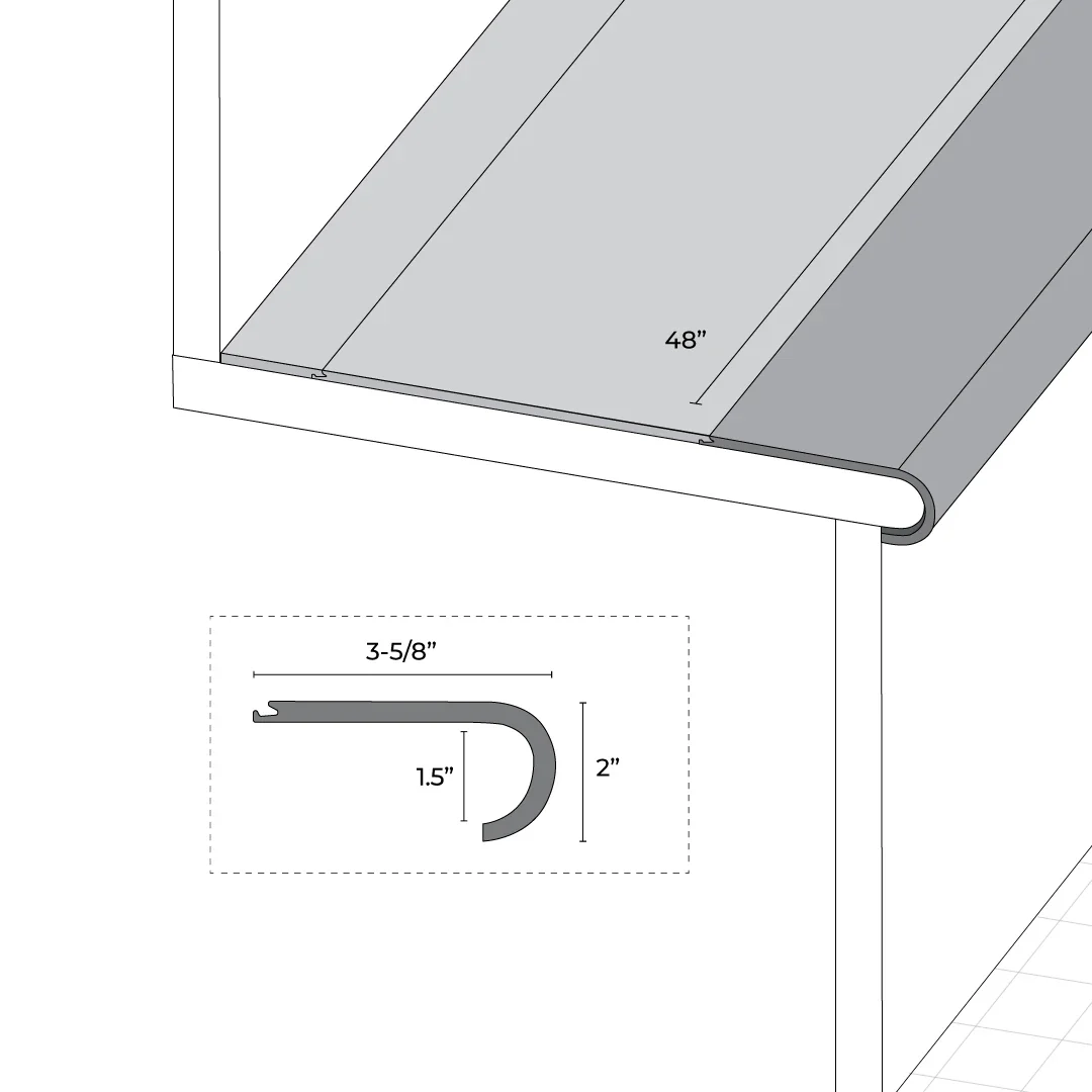Base TruePlank™ Nosing 48" - Image 2