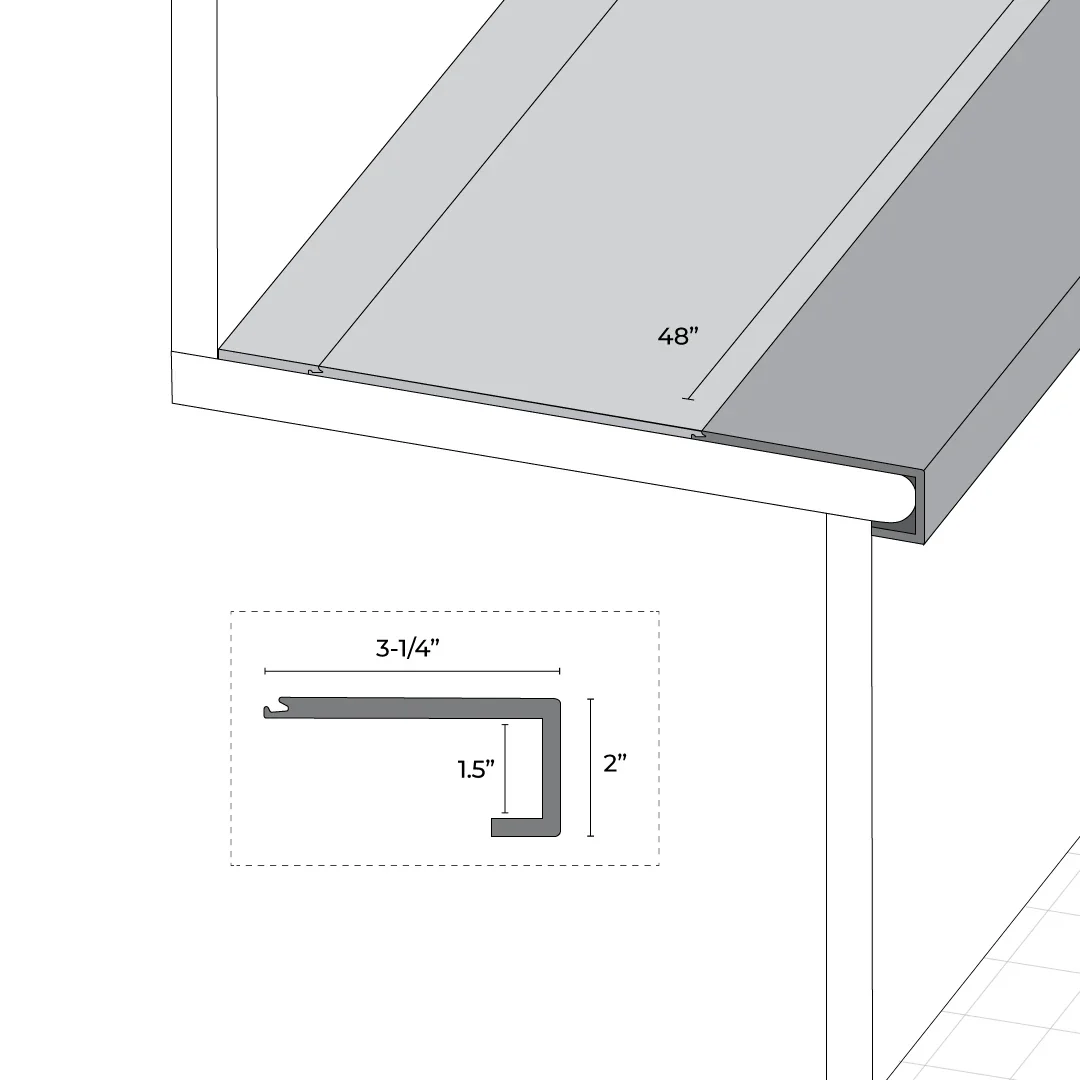 Base TruePlank™ Nosing 48" - Image 5